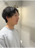 無造作センターパート！