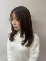 ヌイ 横浜(nui) ミディアムレイヤー_ブリーチなしベージュ