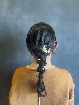 ジッピーオブトータルビューティ(Zippy of total beauty) ウエディングゲスト・あみおろしスタイル