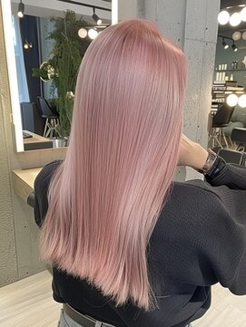 ネハス ナガオカ(nehus.nagaoka) イメチェン/ホワイトブロンド/外ハネボブ/美髪