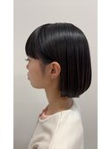 20代30代大人美人小顔ブリーチなし韓国ヘアアッシュブラック