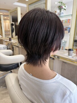 アッシュ 仙川店(Ash) 30代40代50代ウルフボブレイヤーハッシュショートシャギー