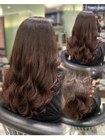 アピッシュ ギンザ(apish ginza)&nbsp;浅子小百合/30代40代におすすめ大人のコテ巻き風パーマ