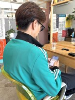 サムハウ(SOMEHOW)&nbsp;メンズセンターパート×サラッと流れるストレート