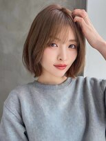 アグ ヘアー ムー 大和郡山店(Agu hair Mu)&nbsp;《Agu hair》ホイップ巻きボブ×numberA.ヘアバター