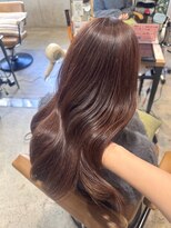ラボヌールヘアーパルフェ 大宮西口店(La Bonheur hair parfait)&nbsp;ピンクベージュ/ブリーチなし/イルミナカラー/透明感カラー
