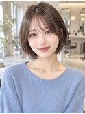 レイヤーボブ髪型20代30代40代50代前髪あり前髪なし面長丸顔越谷