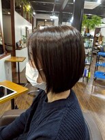 ヘアメイクボッカ(hair make Bokka)&nbsp;前下がりボブ×艶髪