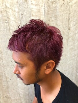 ヘアーサロン エイム(hair salon Ame) マゼンダショート