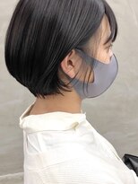 ソーコ 渋谷(SOCO)&nbsp;大人かわいい丸み耳かけショートボブダークブラウン（徳竹）