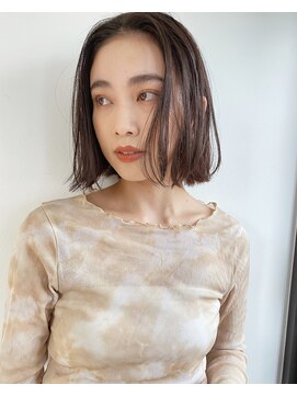 ノンダメージサロン ステラバイボヌール(Stella by Bonheur) 【川西能勢口】リラクシーボブ◎アッシュベージュ