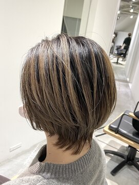 マリオ(mario) 山形・ショートバレイヤージュ