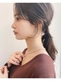 アンガーデン(Une GARDEN)&nbsp;ヘアアレンジをした時にも可愛い今ドキの『顔周りカット』