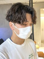 エリマ 調布(elima)&nbsp;波巻きパーマ/センターパート/ツイストスパイラル/かき上げヘア