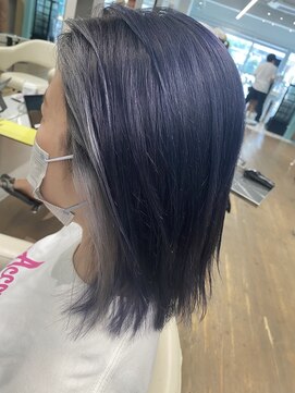 リーホリエ(Lee Horie) ブルーバイオレットのフェイスフレーミング◎