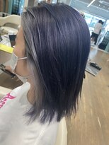 リーホリエ(Lee Horie) ブルーバイオレットのフェイスフレーミング◎