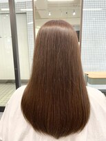 エイム 下北沢(aim)&nbsp;ピンクブラウン　エアリーロング　美髪カット　下北沢