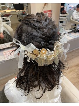 ステラ 久我店(stella) 編み込みアレンジヘア☆ブライダル/20代30代40代50代