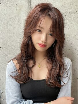 エミュ 天文館店(eMu) 重めロング×ピンクラベンダー