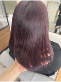 ピンクブラウン/透明感カラー/韓国/髪質改善/奈良駅/近鉄奈良
