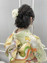 振袖ヘアセット