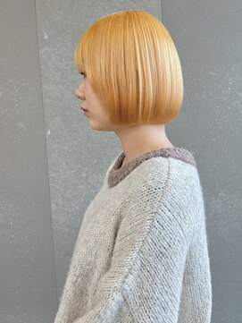 ロンド 表参道店(Lond) ブリーチ抜きっぱなしボブ