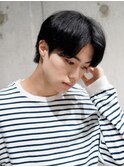 刈り上げないナチュラルセンターパート