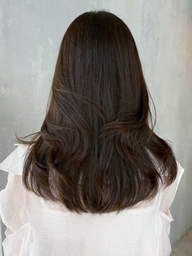 アイティーバイアルバム 松戸店(IT by ALBUM) オリーブベージュレイヤーカット_ショコラアッシュ_ba409652