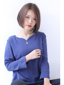 オーロ(ORO) 20代30代40代50代小顔ボブグレージュ