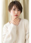 斜めバング大人可愛いステップボーンカット309Y上尾20代30代40代