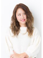 ココロエ ヘアアート(cocoroe HAIR ART)&nbsp;ハイカラー　ゆる巻きロング