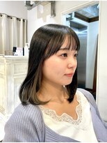 リコ バイ マリス(Liko by maris) [我舞谷]切りっぱなしボブインナーグレージュ /美髪