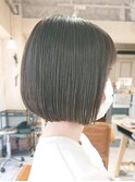 アイロン無し!乾かすだけで問題なし!ショートボブ