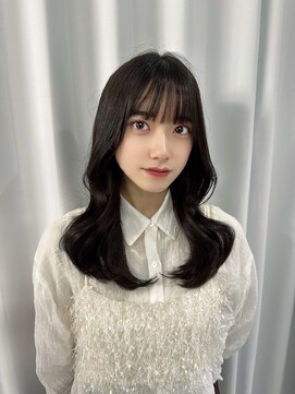 ハピネス 梅田茶屋町店(HAPPINESS) くびれヘアーブルーブラック