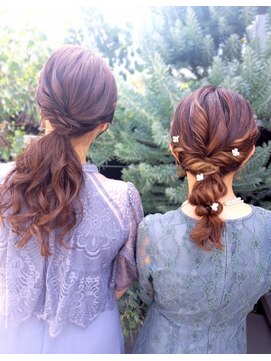 モアナ 逗子(MOANA) 結婚式およばれヘアセット☆☆