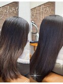 髪質改善ストレート