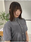 外ハネbob×顔まわりlayer