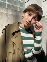 ヲタク(wotaku.)&nbsp;ハンサムショートマッシュキャラメルブラウンニュアンスカラー