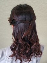 ヘッドショップパワープラス&nbsp;ハーフアップ　ヘアセット