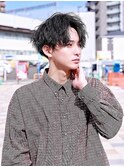【大人の色気】センターパート