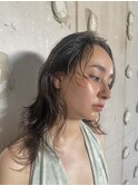 ミディアムレイヤー顔まわりレイヤー