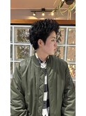 スパイキーピンパーマショート【大名/パーマ/メンズカット】