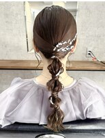 クリーム 大宮(CREAM)&nbsp;ローポニーアレンジ