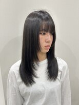 ハピネス 西大寺店(Happiness)&nbsp;レイヤーカット ハイレイヤー 韓国 黒髪