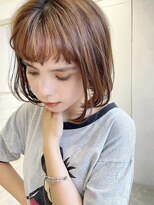 ソト 銀座(soto.)&nbsp;ハイライトカラー/くびれヘア/レイヤーパーマ/ミニボブ[銀座]
