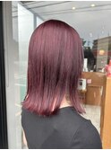 切りっぱなしカシスカラーミディアム