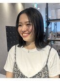 顔まわりレイヤーとミディアム
