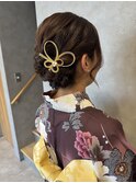浴衣着付け/ゆるふわまとめ髪