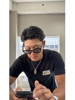 ダイアモンドリリー(Diamond Lily)&nbsp;MEN’S HAIR/ブルーブラック/フェザーパーマ/一宮