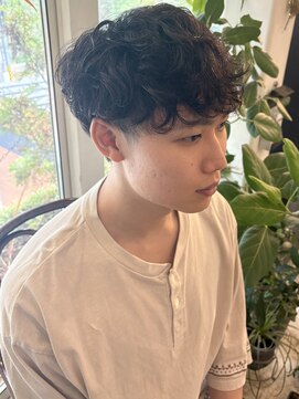 ネッコ(necco) メンズマッシュヘア×シャドウパーマ